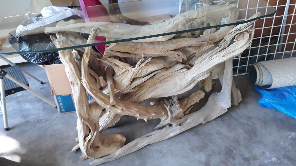 Driftwood Console Table