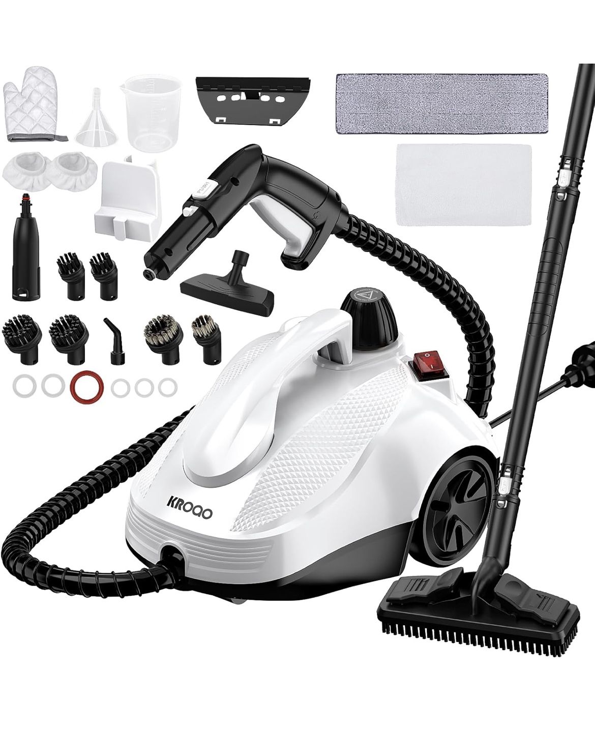 Steam Cleaner, Steam Mop with 23 Accessories,