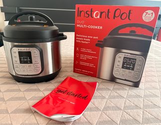Instant Pot Duo 6 Qt 7-in-1 Electric Pressure Cooker, Stainless Steel