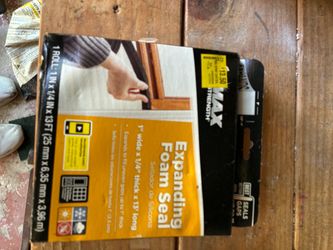Expanding Foam Seal Strip 1in x 1/4in x 13ft