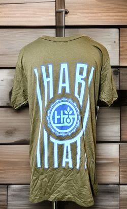 Habitat Skateboards Men’s Pod Logo Military Green T- Shirt
