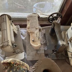 Old School Antique Sewing Machines 