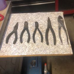 Lot Of 5 Craftsman Pliers