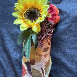 Upcycled Bottle decor 