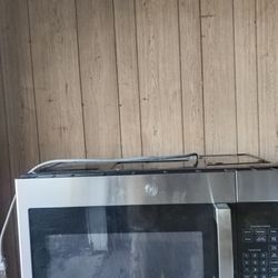 Stainless GE Microwave
