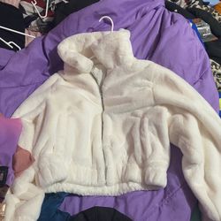 Bought Clothes For My Granddaughter To Small Steve Madden Jacket One Furry Jacket   Brand New 