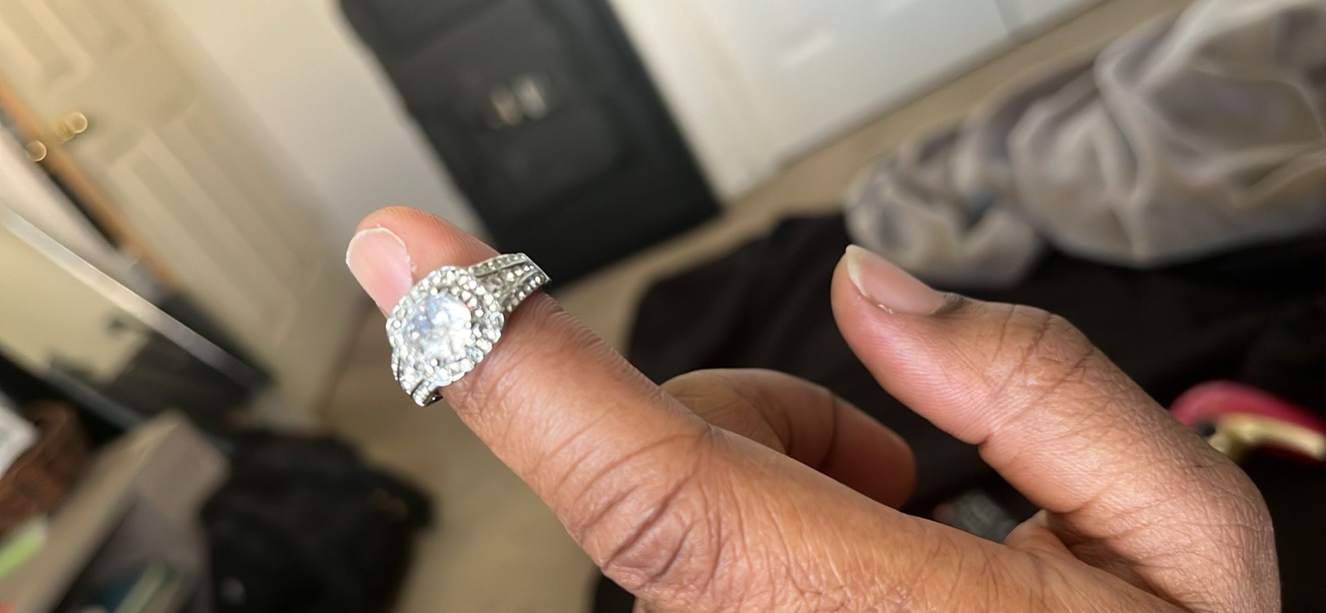 Silver Engagement Ring