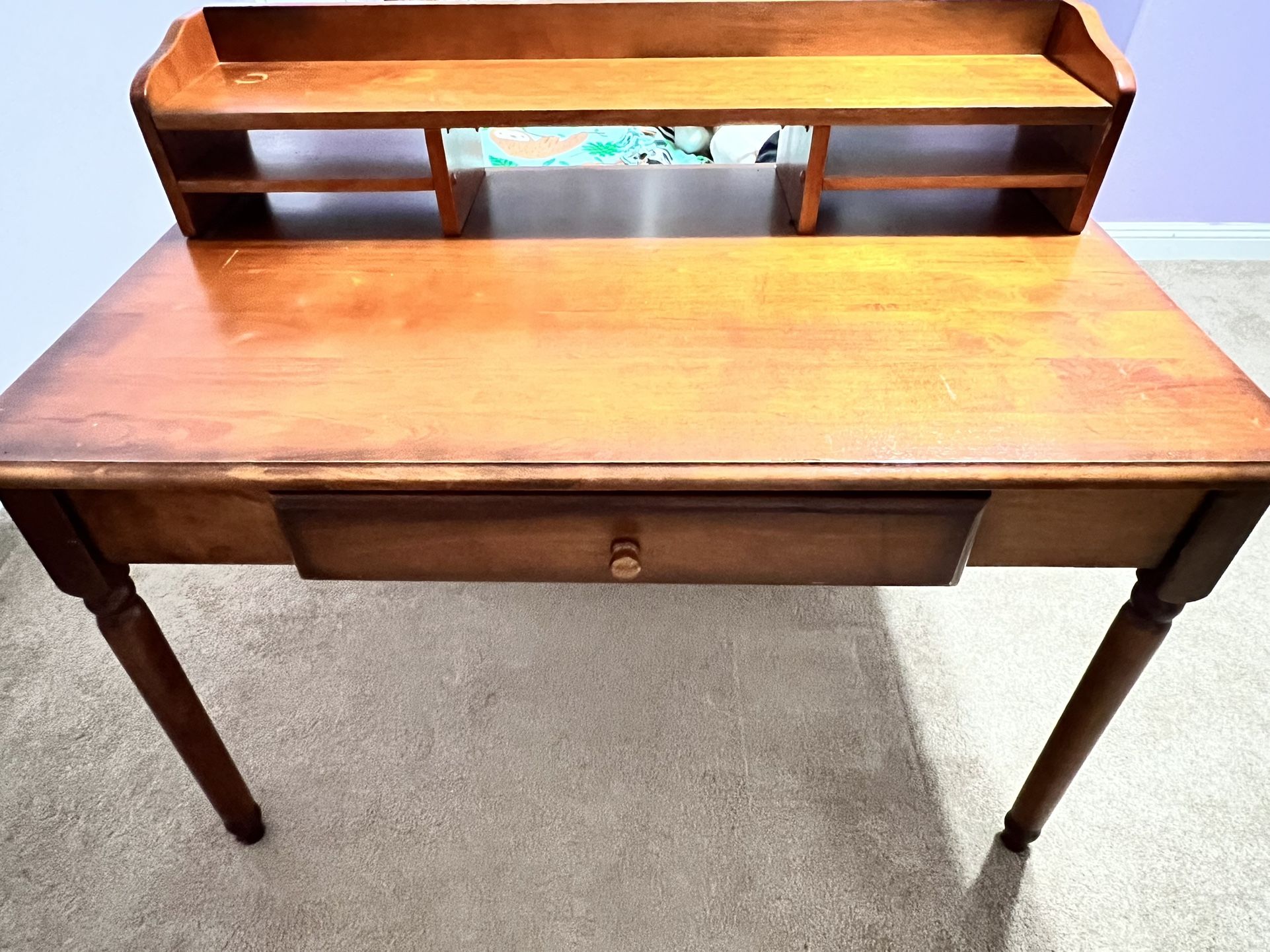 Walnut Desk With Keyboard Drawer