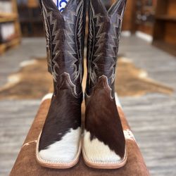 cowhide boots