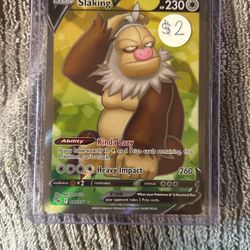 Slaking V Pokémon Card
