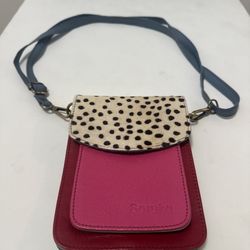 Soruka, leather crossbody purse 