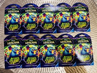 TARGET DISNEY LORCANA "ATTACK OF THE VINE" SLEEVED PACKS