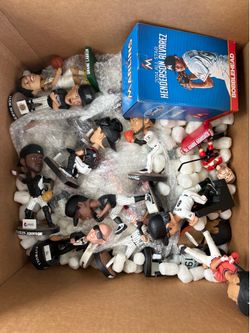 Box of sports Bobbleheads