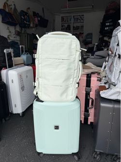 Carry on and backpack