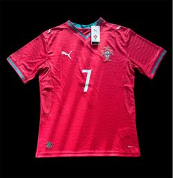 Cristiano Ronaldo #7 Portugal Home Jersey | FIFA World Cup 2026 | Men’s