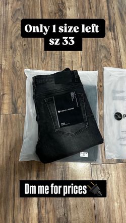 Purple jeans