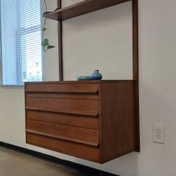poul cadovius style mid-century modern vintage wall-mount