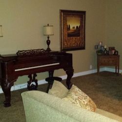 Antique Square Grand Piano