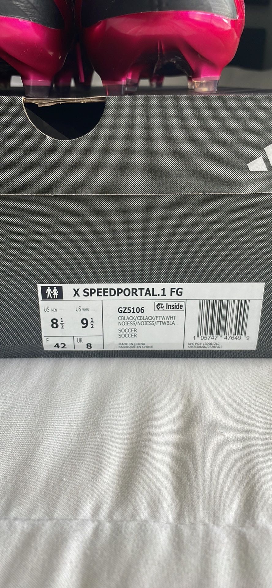 Mens Adidas X Speedportal.1 FG Size 8 1/2