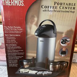 Thermos Portable Coffee Center. New In Box