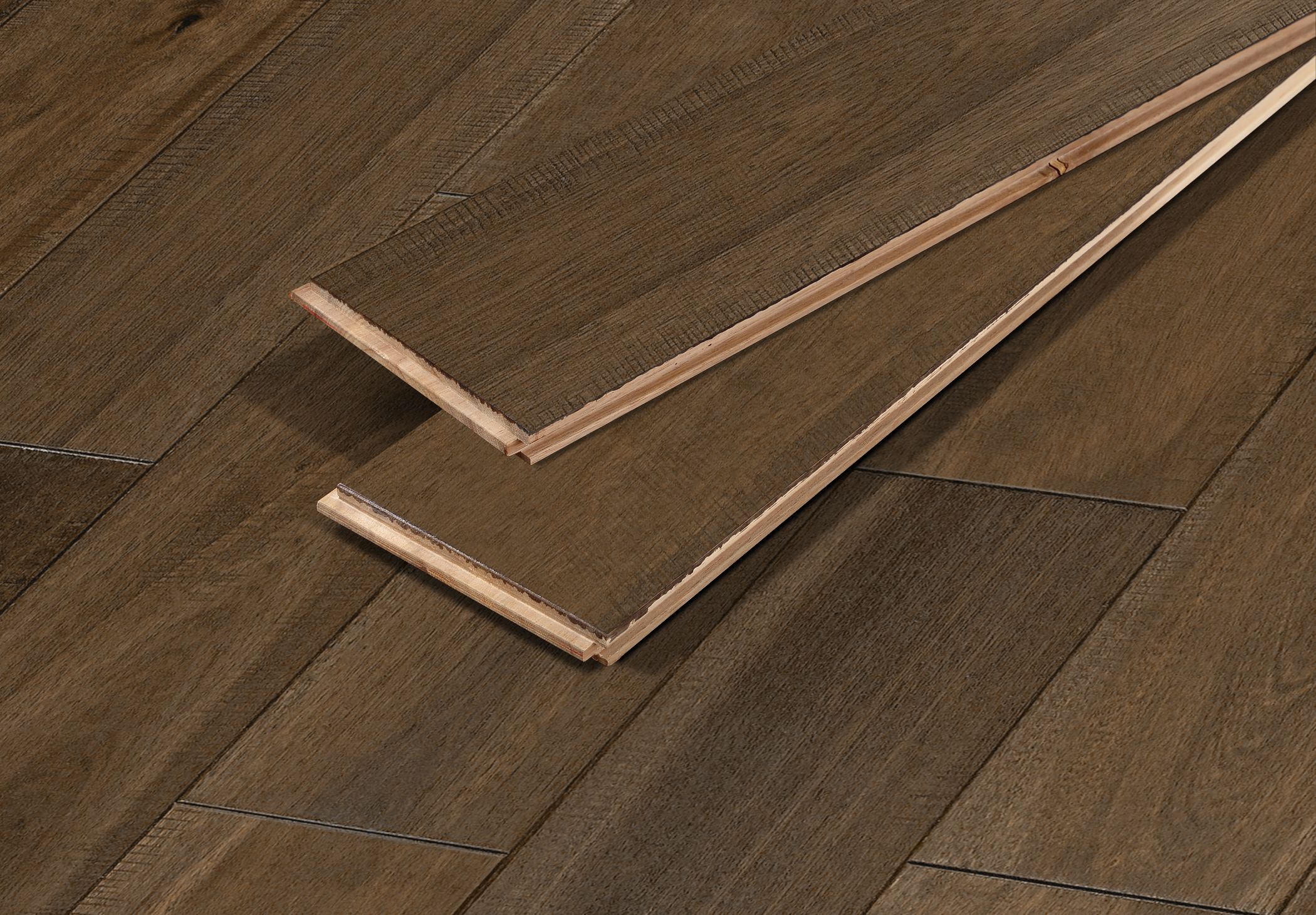 Clearance Solid Acacia Flooring - 5/8" x 4.3" x 12"- 48" - Cyrus