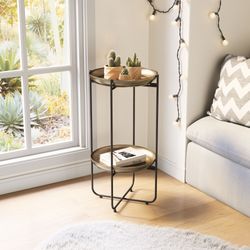 Bronson Bronze Accent Table
