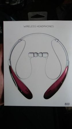 Wireless headphones pink n white brand new