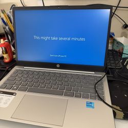 HP 14” Laptop Intel i3
