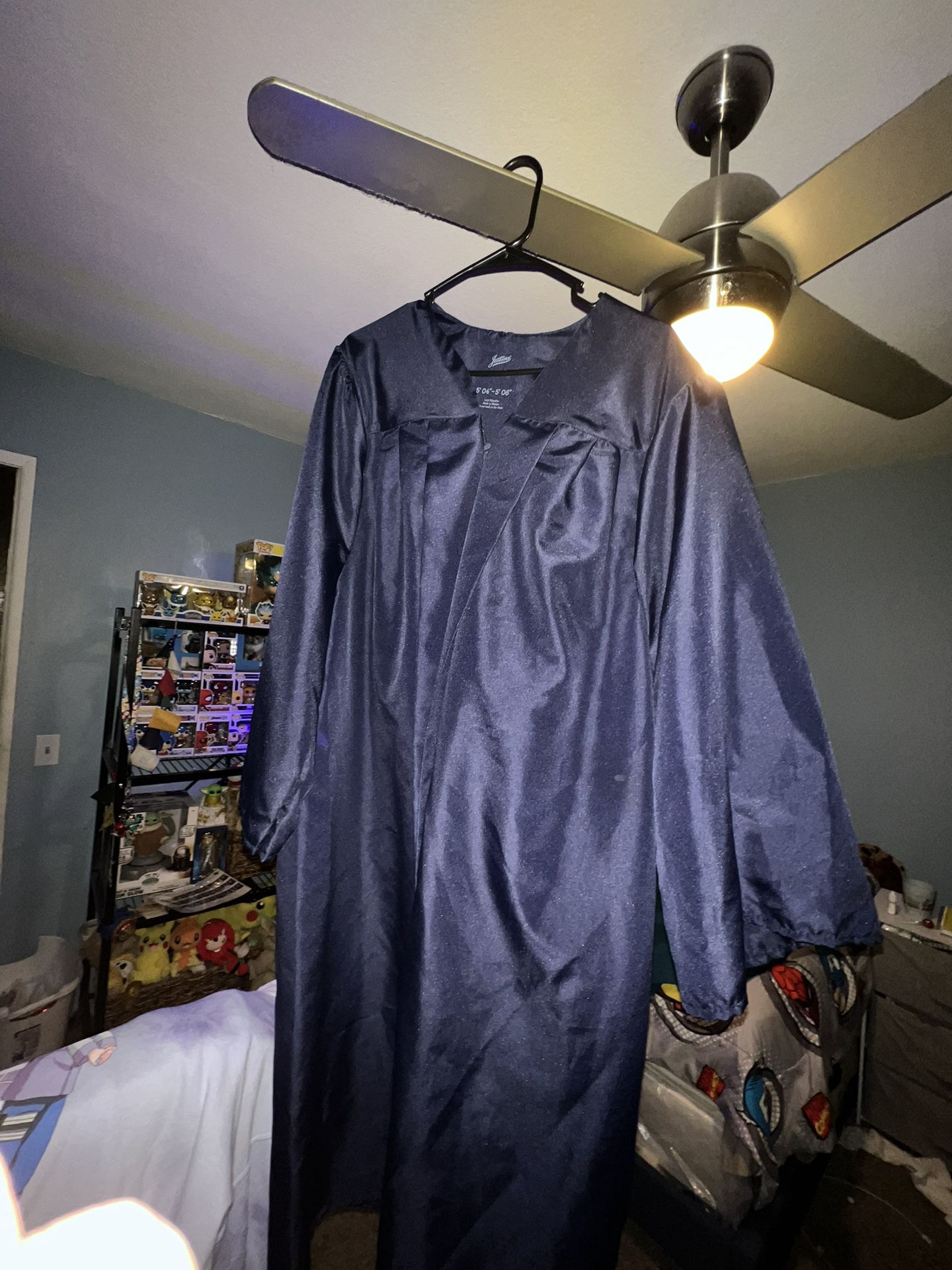 Navy Blue Graduation Gown