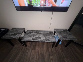 3 piece coffee table set