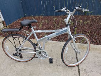 Awesome! Full size folding bike not rinky dink size