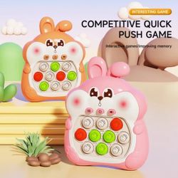 Fast/ Quick Push Competitive Game Generation 4 Console Puzzle Toy Memory 4 Modes 999 Levels 