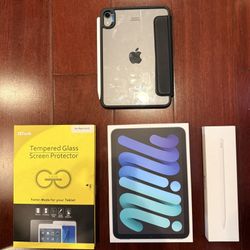 📱 iPad mini 6th Generation + Apple Pencil + Case + Screen Protector (256GB) – Excellent Condition