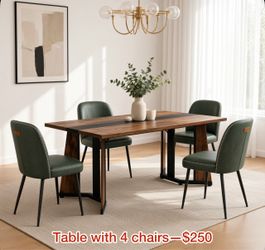 70.9-Inch Large Rectangular Dining Table & Waterproof Desk - Luxury Family Table for 8, Adjustable Legs, Industrial Farmhouse Style, Suitable for Kitc
