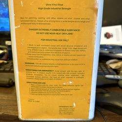 Industrial Vinyl Glue For Rubber Leather Etc 1 Gal Cans 