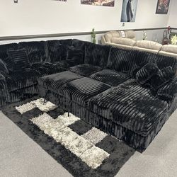 Black Sofa Sectional Sleeper