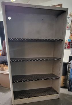 Metal Storage Cabinet With Shelves