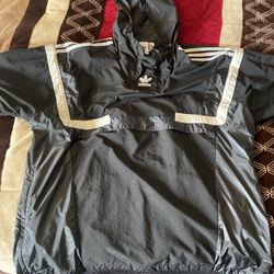 Y2K adidas windbreaker XL