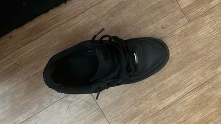 black Air Force 1s
