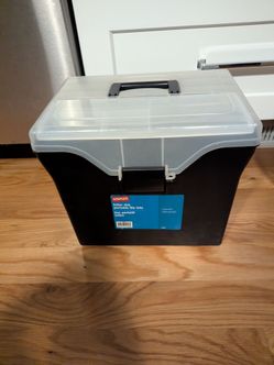 Staples Portable File Box