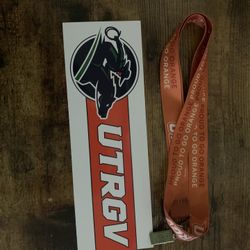 UTRGV lanyard & Sticker 