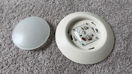 7” in LED ceiling disc lights - warm color (New)