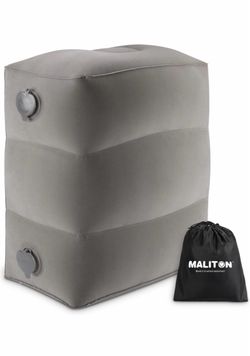 Maliton Inflatable Travel Foot Rest Pillow