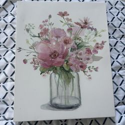 Wall Art 2 Floral Frames 