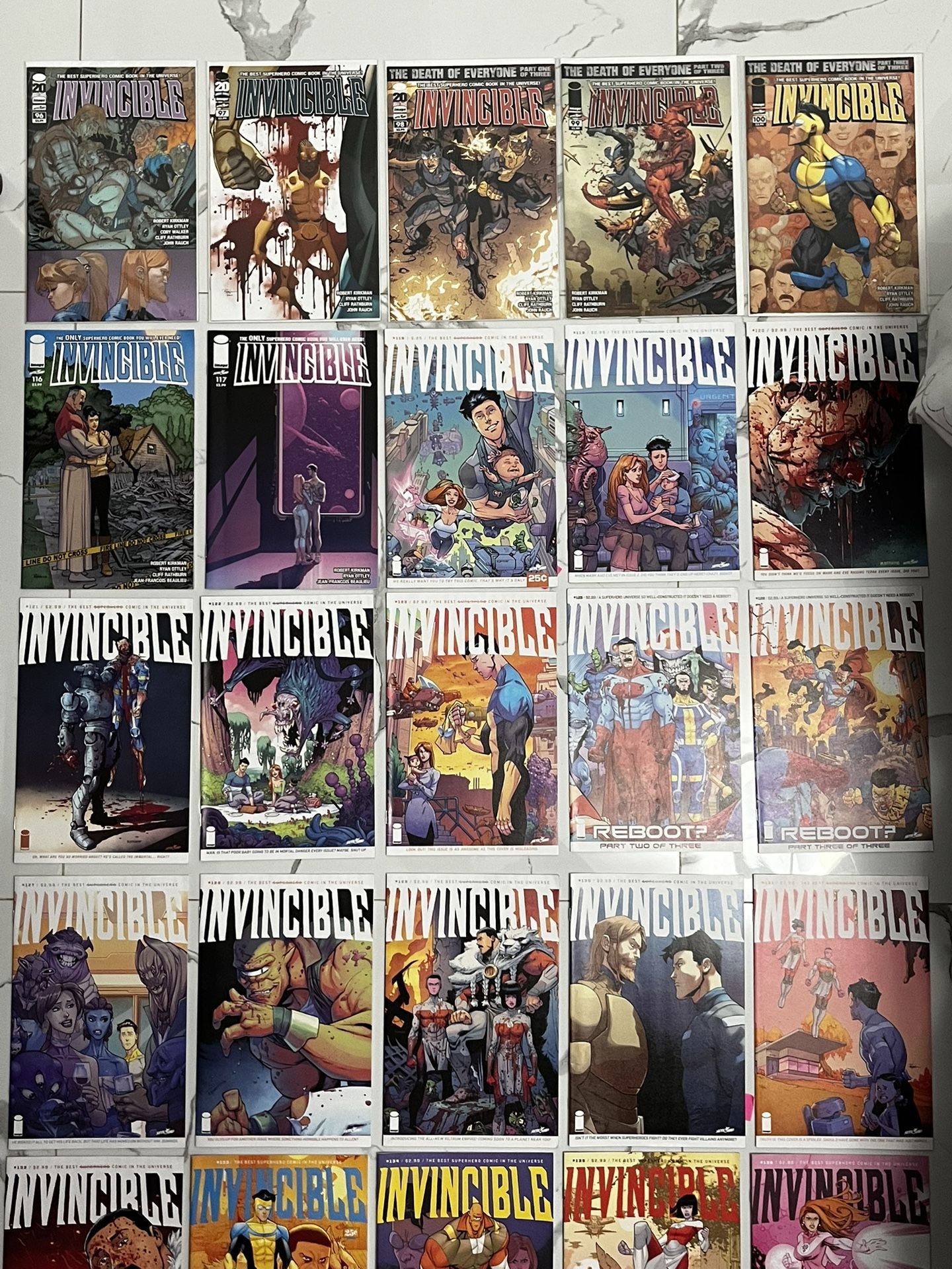 Invincible Comic Lot