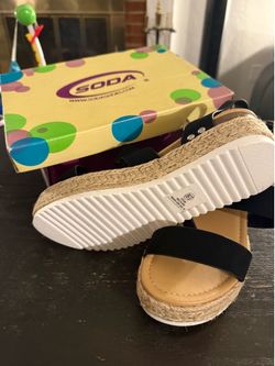 Soda Platform Espadrille Sandals