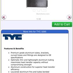 Ac Condenser - Acura Tsx / Honda