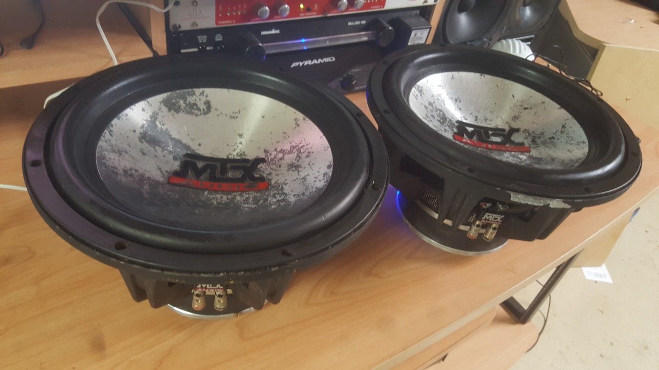 12" MTX Subwoofers thunder 7500