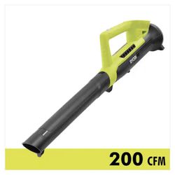 Ryobi ONE+ 18V 90 MPH 200 CFM Cordless Battery Leaf Blower/Sweeper (Tool Only)
