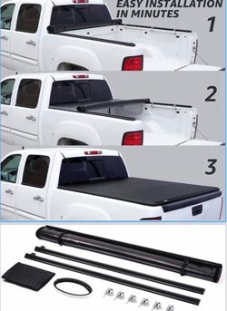 6.5 ft Soft Roll-Up Truck Bed Tonneau Cover,